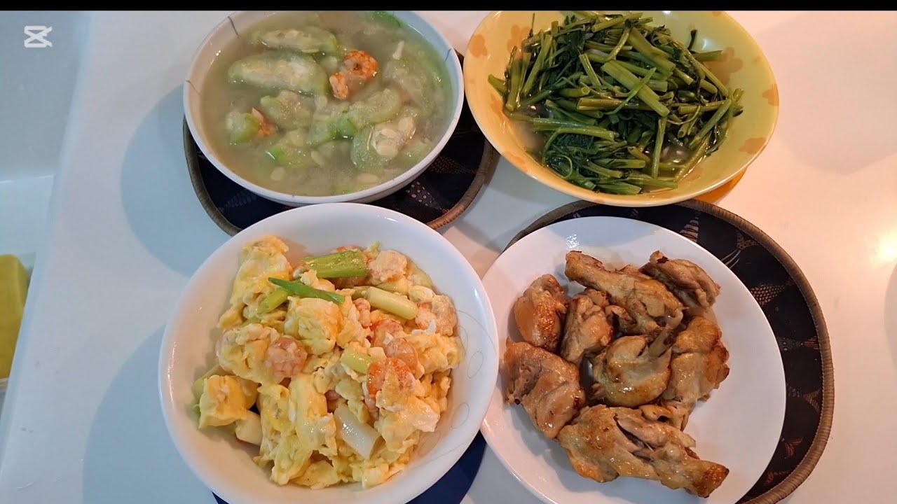 🔴4 menu masak udang telur,gambas udang, 