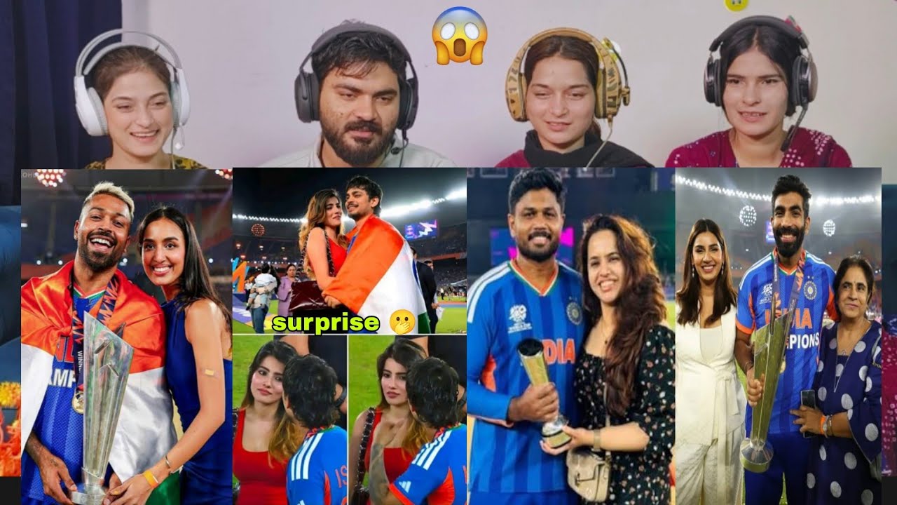 Ishan Kishan Surprised by Beautiful GF 😍 | Hardik Pandya Lovely Moment After T20 WC Win | Reaction