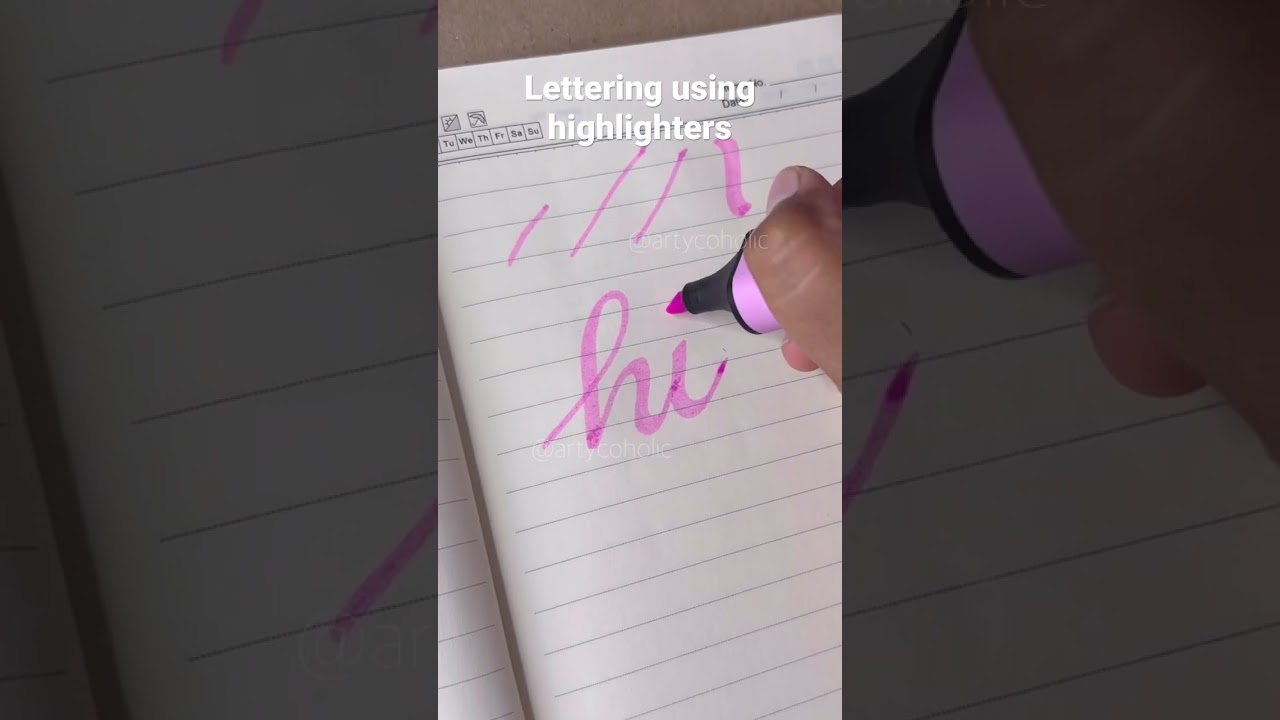 Highlighters for calligraphy #shorts