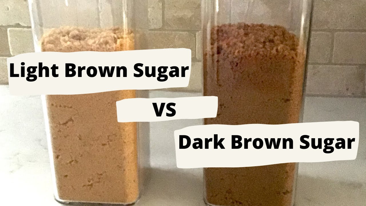 Dark Brown Sugar vs Light Brown Sugar