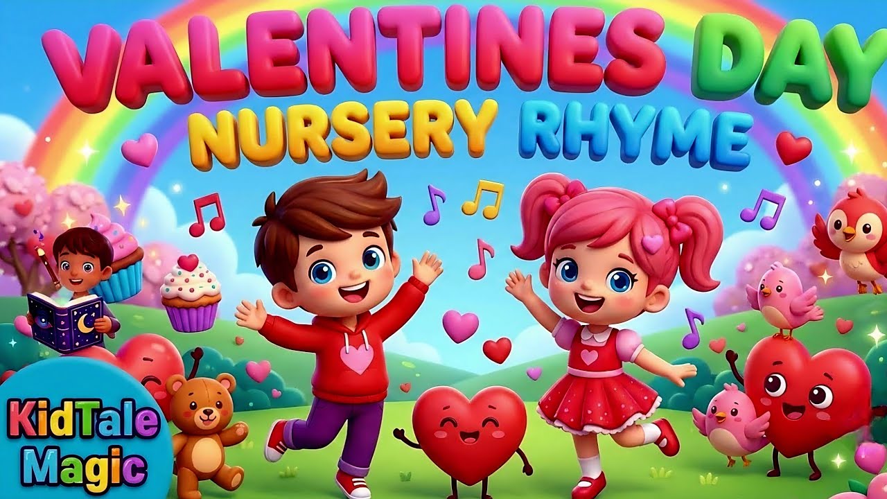 Valentine's Day Special 💗 | Nursery Rhymes & Kids Songs | KidTale Magic