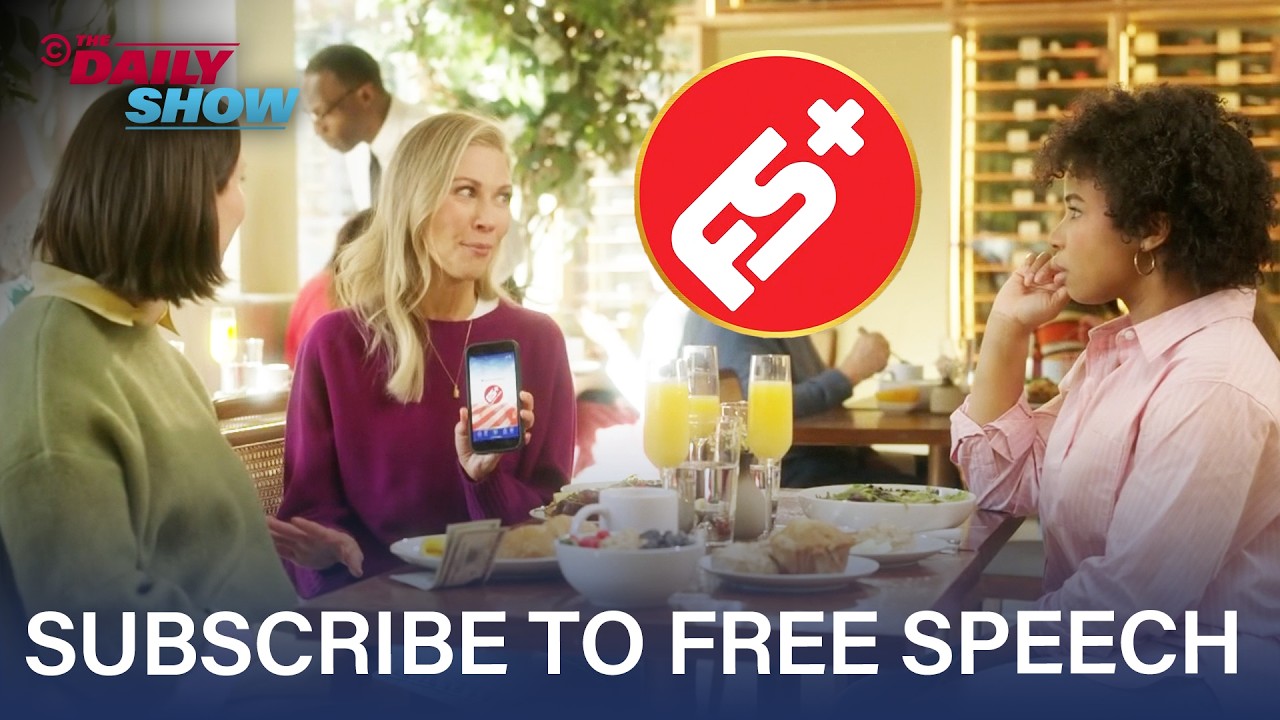 Introducing Free Speech Plus: Pay What You Need to Say What You Want! | The Daily Show