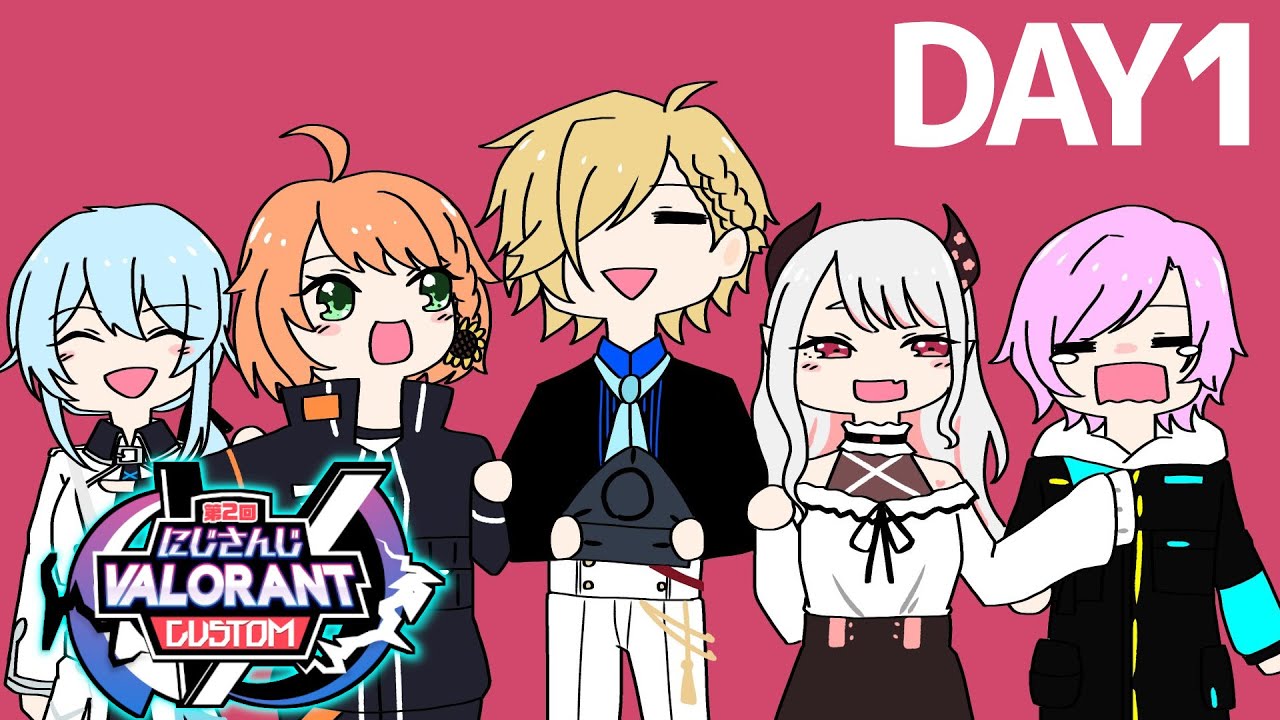#にじばろカスタム DAY1！ほんまならゆうしょうしろ！【 にじさんじ / 神田笑一 】