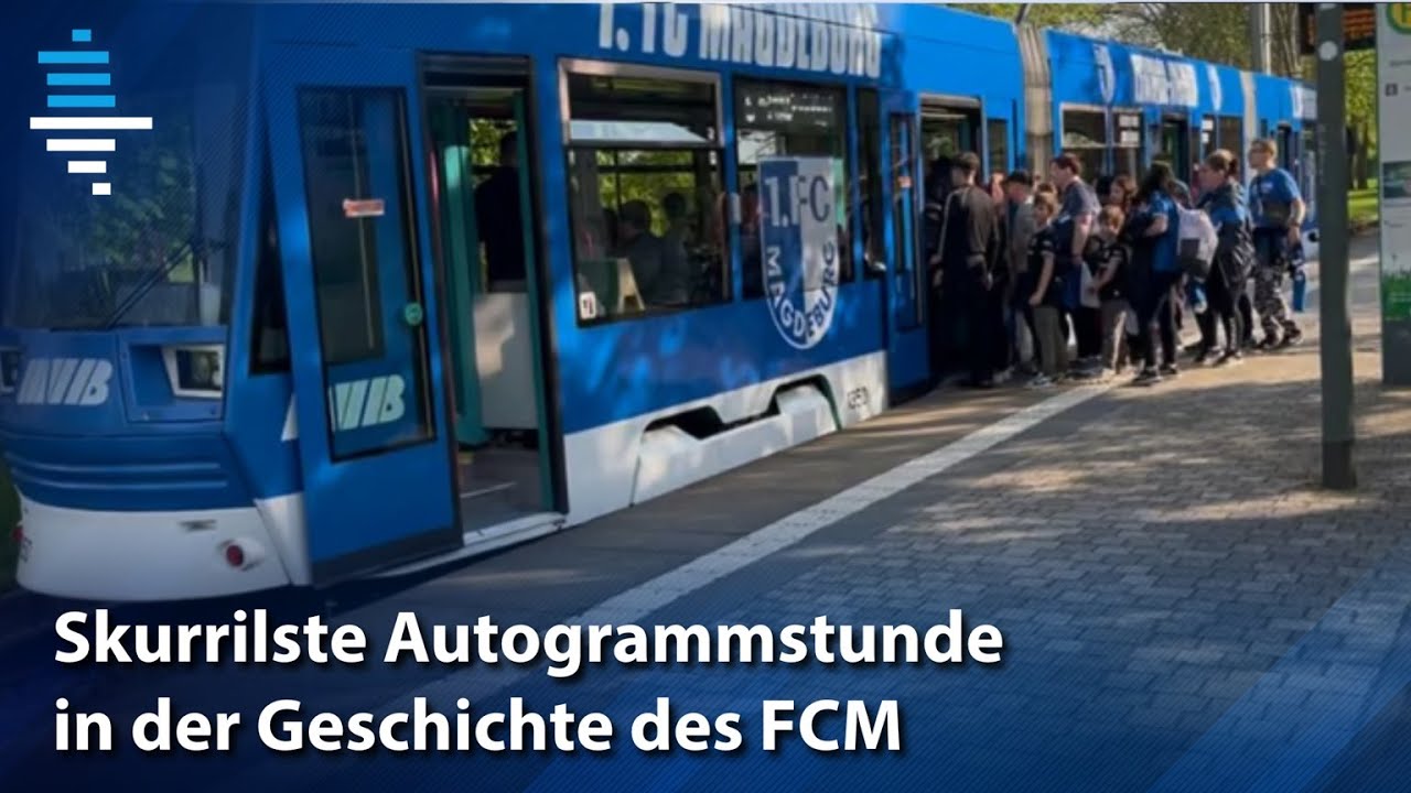 So lief die vielleicht skurrilste Autogrammstunde in der Geschichte des FCM
