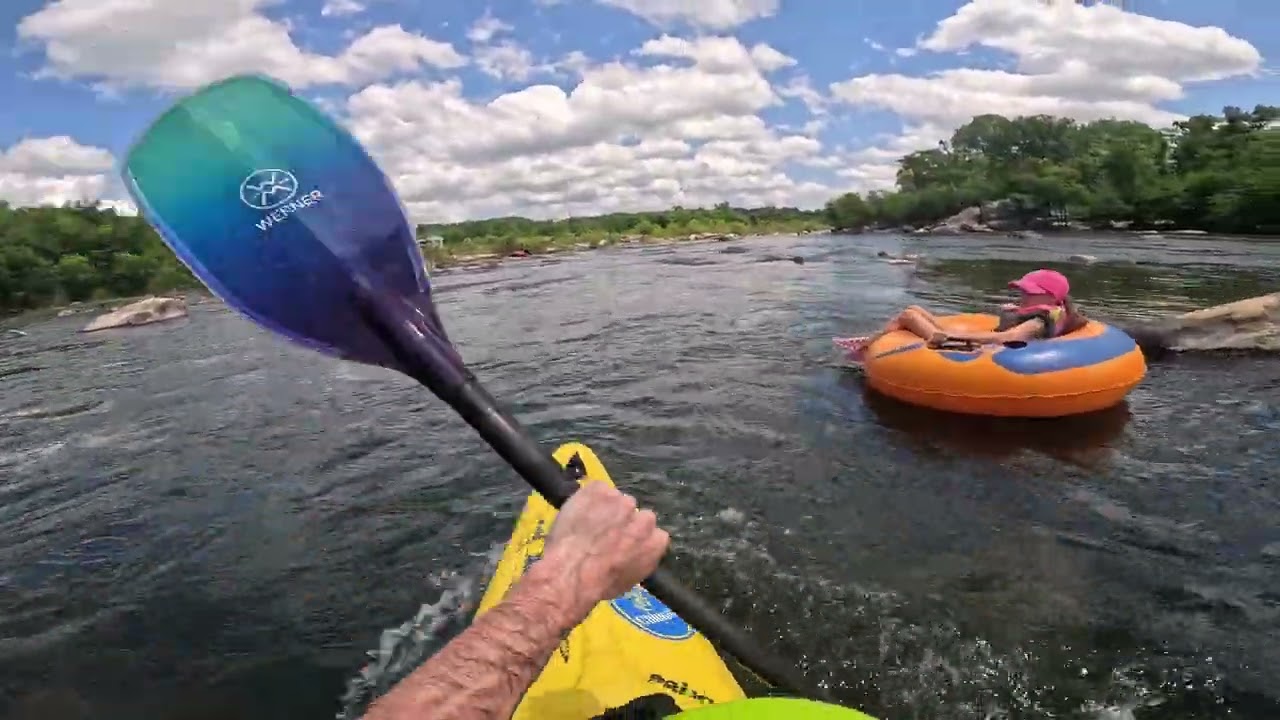 Great Rappahannock Whitewater Canoe Race 2025 - Sprint Race lap