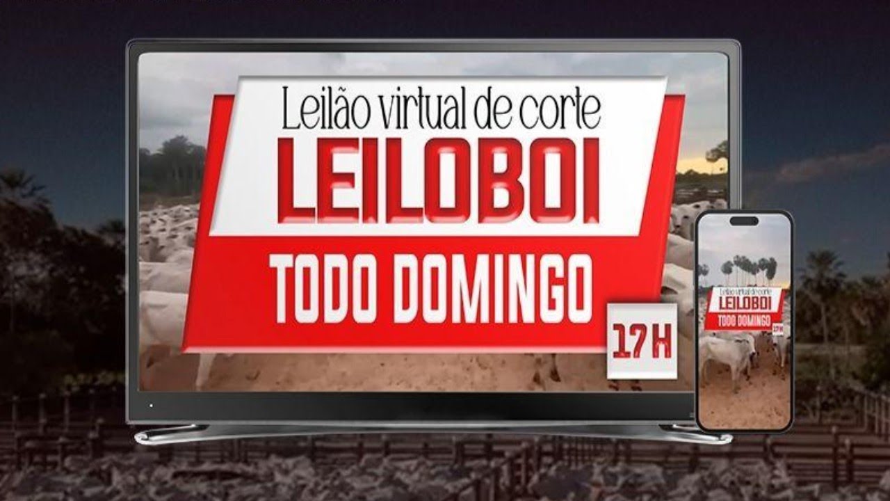 LEILÃO VIRTUAL DE CORTE LEILOBOI - CAMPO GRANDE/MS - RURAL PLAY 15/03/2026