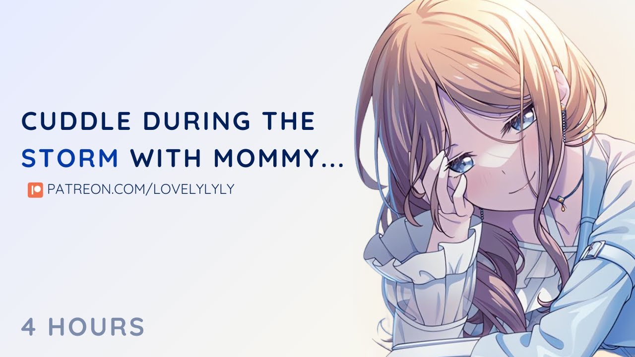 4 HOURS - Rainy Thunder Cuddles With Mommy 💜 F4A | ASMR | Cuddly Rain Sounds | Insomnia Sleep AID