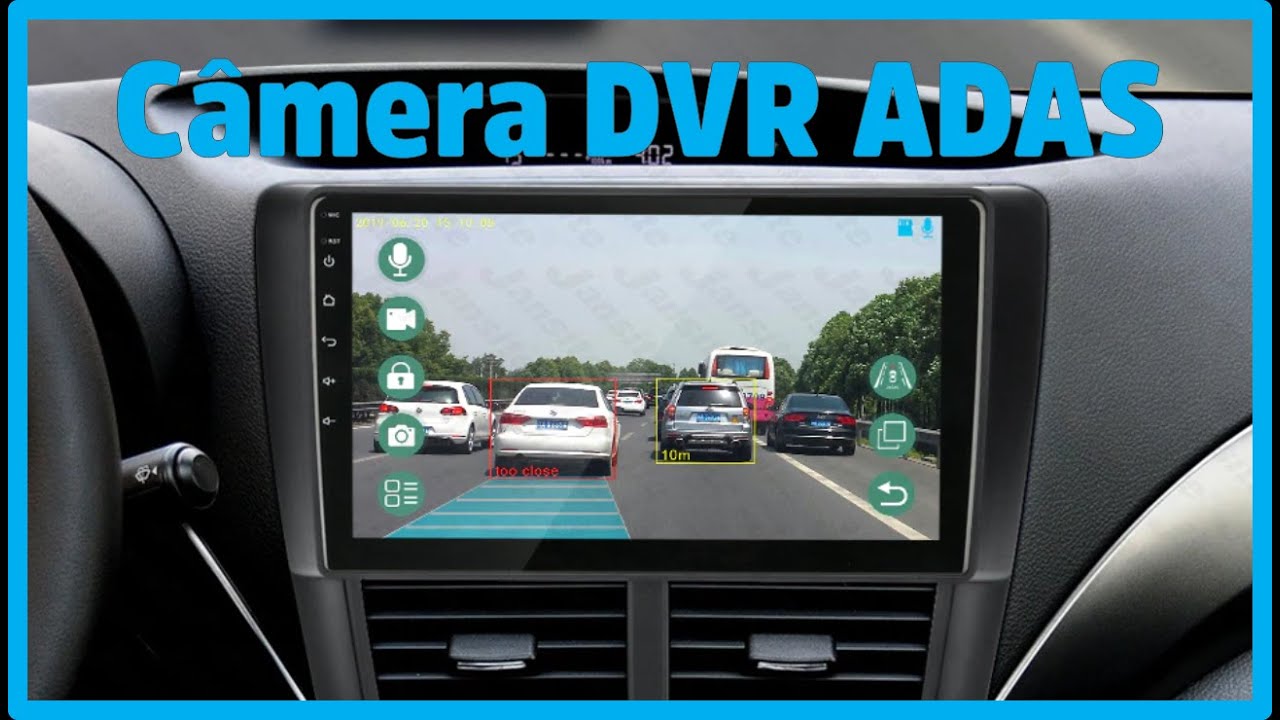 CÂMERA DVR COM FUNÇÃO ADAS, INSTALAÇÃO
