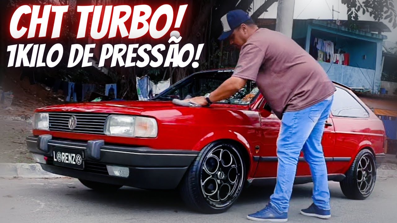 GOL CHT TURBO! Rodas weld Black magnum aro 17 o Chapolin dos quadrados.