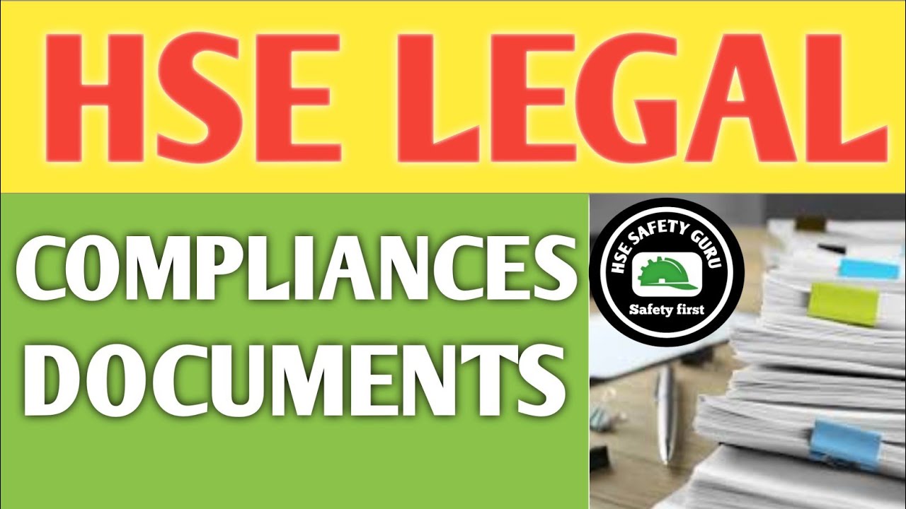 HSE Legal Compliance Documents || HSE Documents