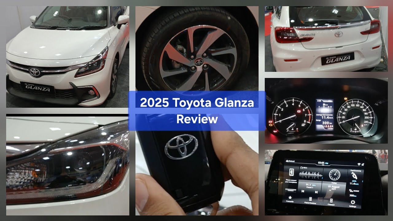 Обзор Toyota Glanza 2025 года.