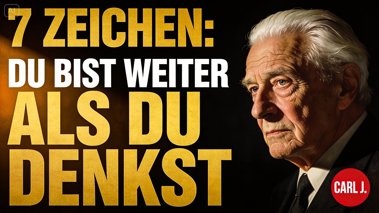 Carl Jung: 7 Zeichen, dass du WEITER bist als die meisten Menschen
