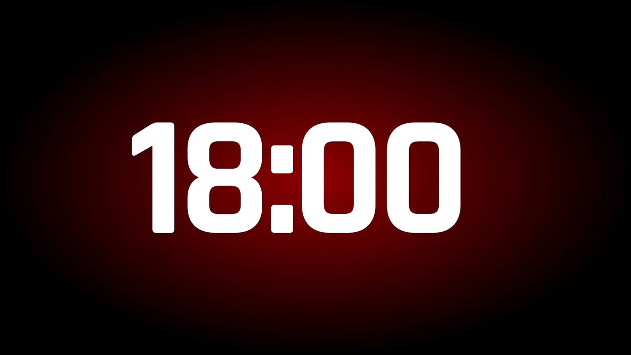 18 MINUTES TIMER ALARM ⏰ (18:00)