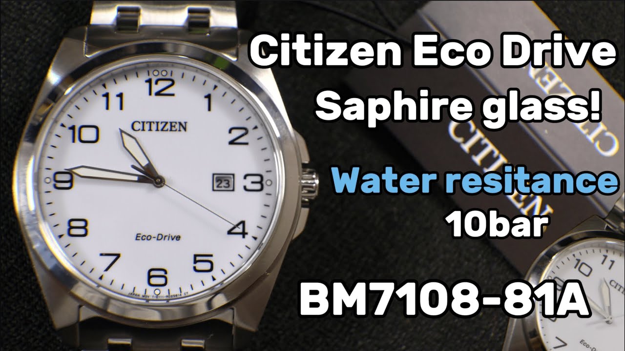 Citizen Eco-Drive BM7108-81A (Saphire for a low price?)