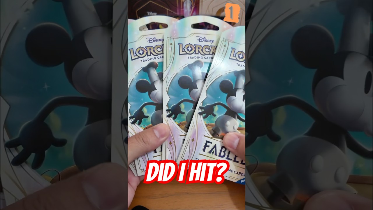 LORCANA Fabled Pack Opening #1: What in the Mickey Mouse is this? #shorts #lorcana