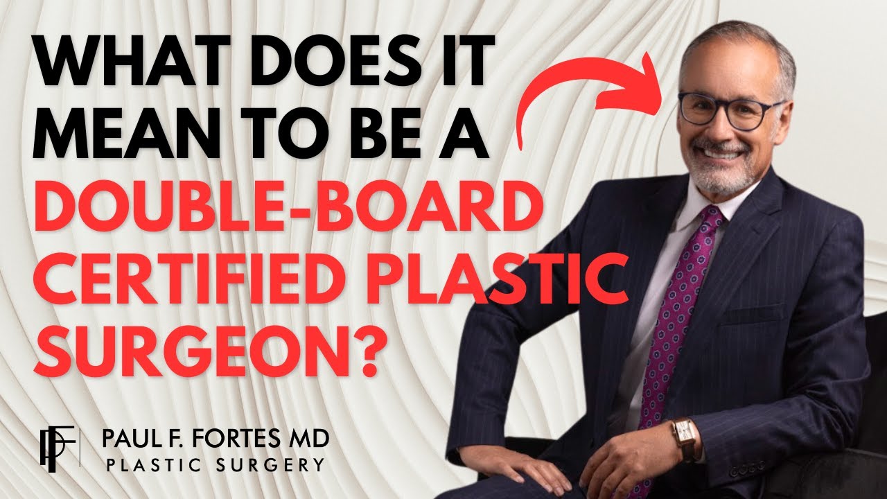 What Does it Mean to Be Double Board Certified? | Dr. Fortes Explains