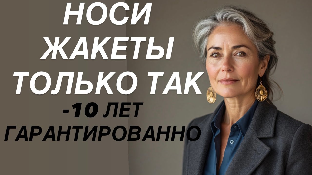 Как носить жакеты в 50+ лет? СЕКРЕТЫ СТИЛИСТА
