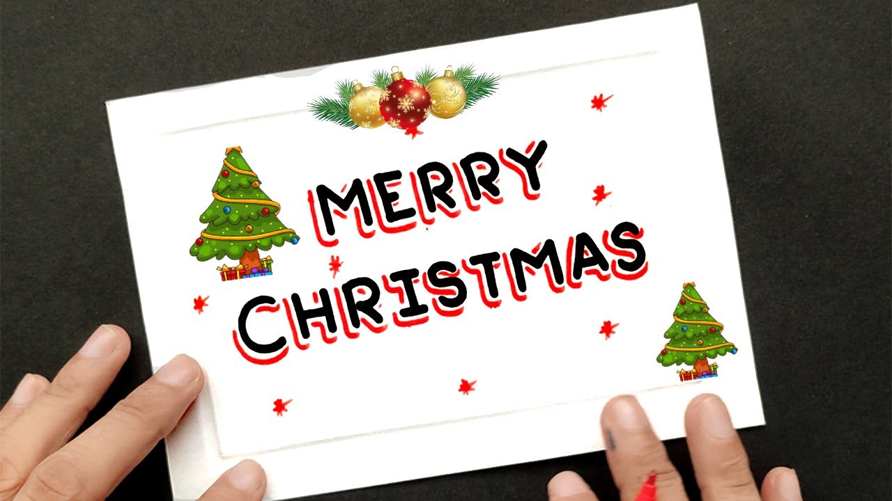 HOW TO WRITE MERRY CHRISTMAS IN 3D