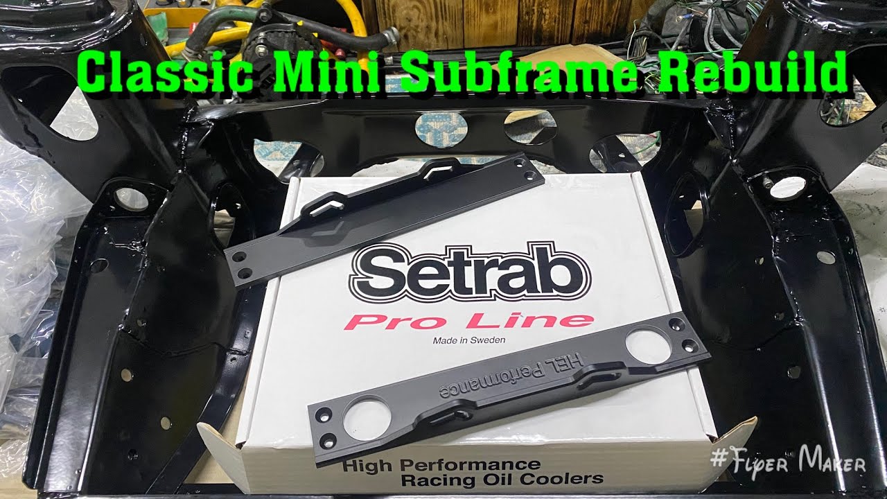 Retro mini rebuild PART 9 putting together the classic mini front subframe.