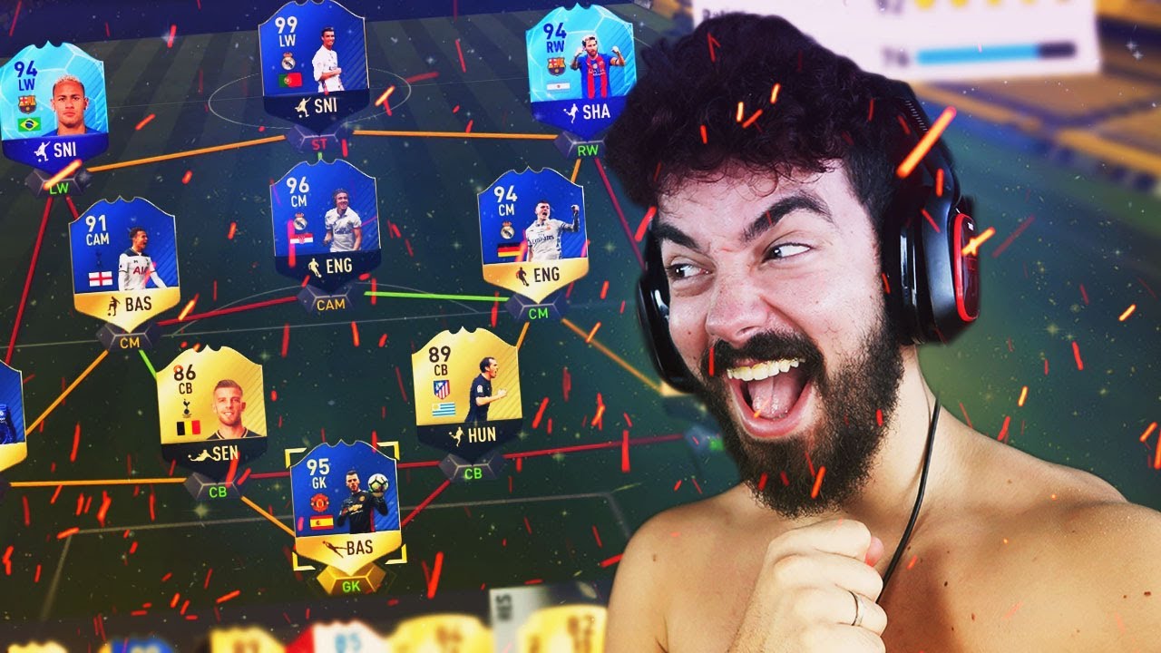 A MELHOR EQUIPA QUE JÁ TIVE PARA JOGAR NO FIFA UT ! :D