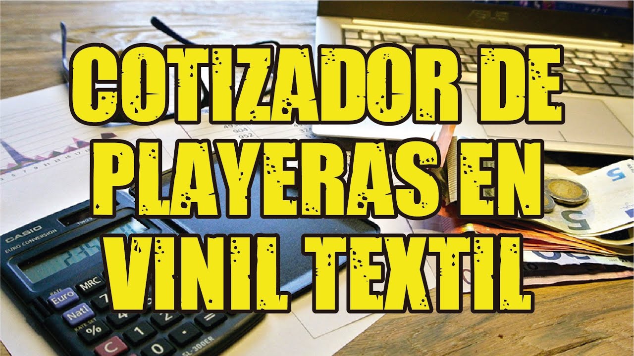 Cotizador en playeras de vinil textil
