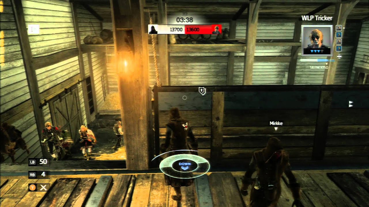 AC3 Multiplayer Manhunt DIE vs WLP