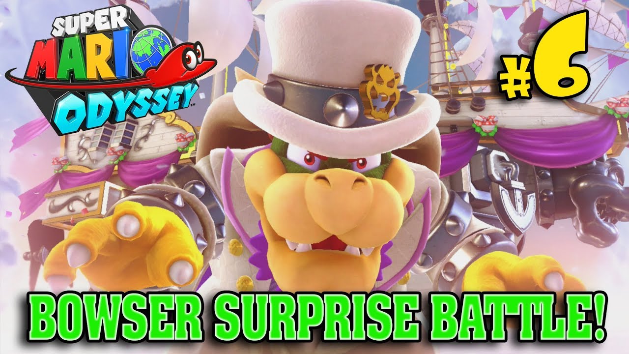 BOWSER SURPRISE BATTLE in the STEEL CAGE!!! Super Mario Odyssey LOST KINGDOM #6