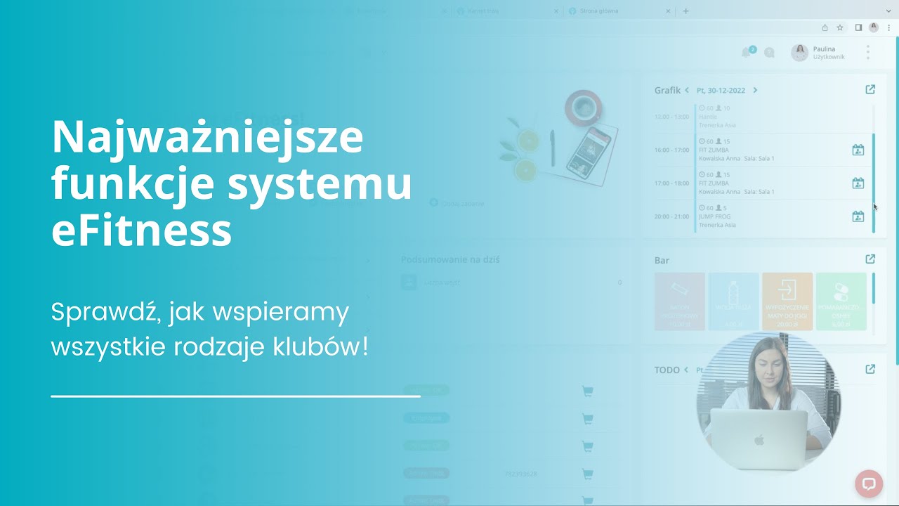 Najważniejsze funkcje systemu eFitness. Sprawdź, jak wspieramy wszystkie rodzaje klubów!