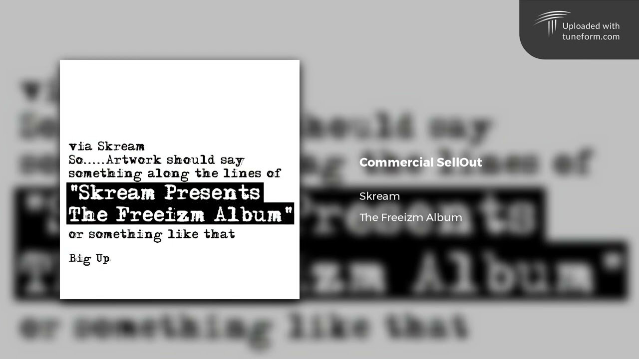 Skream - Commercial SellOut (Free Download) [Dubstep]