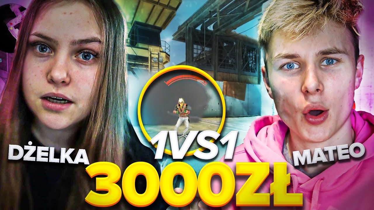 MATEO VS DZIEWCZYNA Z GLOBALEM O 3000ZŁ - 1VS1 CS:GO