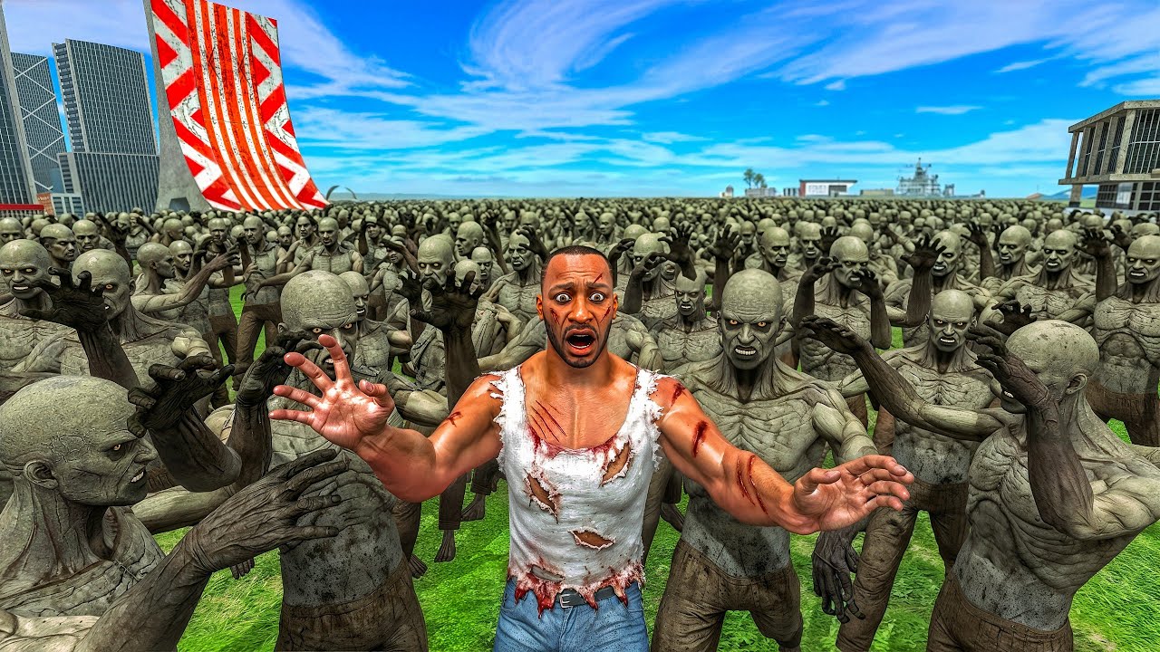 Franklin vs 1 Milion Zombie - INDIAN BIKE DRIVING 3D