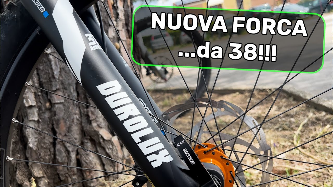 MTB Test - Forcella SR SUNTOUR DUROLUX 38 - Valida alternativa (stelo da 38) ECONOMICA? Affidabile?