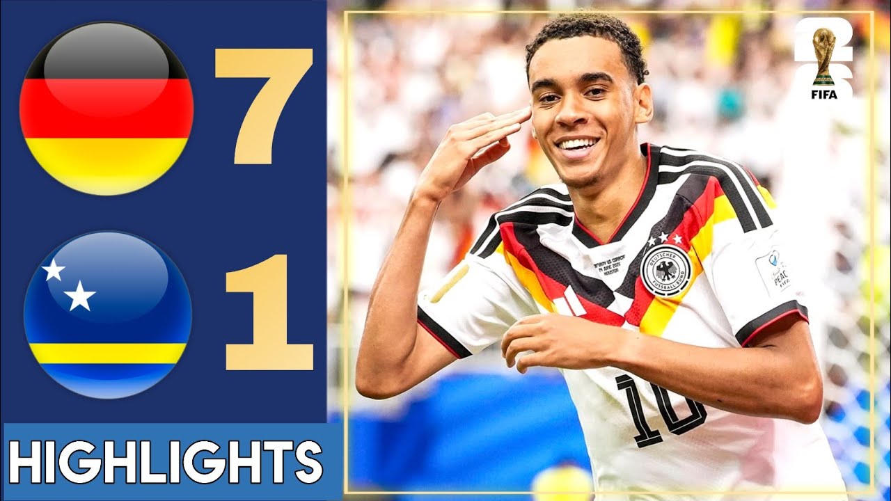 Germany vs Cura&ccedil;ao 7-1 All Goals & Extended Highlights 
