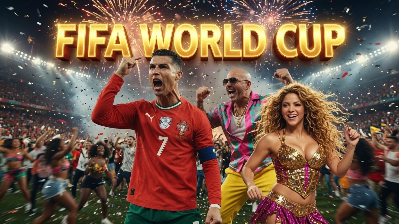 World Cup Opening Ole Ole Ola - Pitbull ft. Shakira | FIFA World Cup Anthem 2026