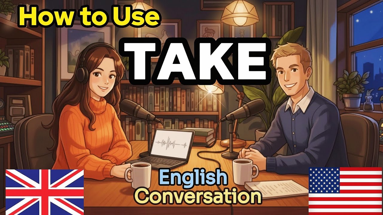 How to Use TAKE Like a Native Speaker | English Conversation Practice