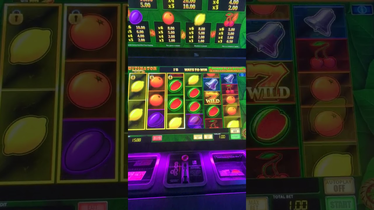 Fruitinator megaways  with pots and power play on + a  bronze win