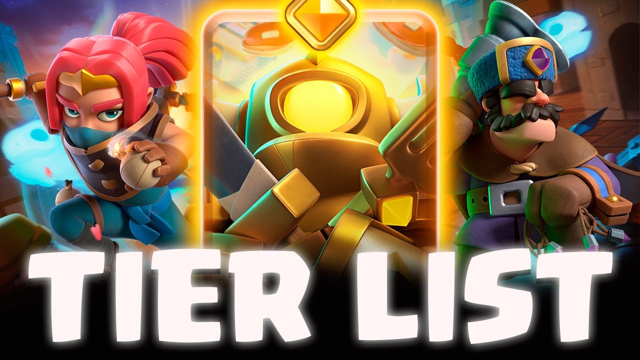 TIER LIST COMPLETA DAS MELHORES E PIORES CARTAS DO CLASH ROYALE...