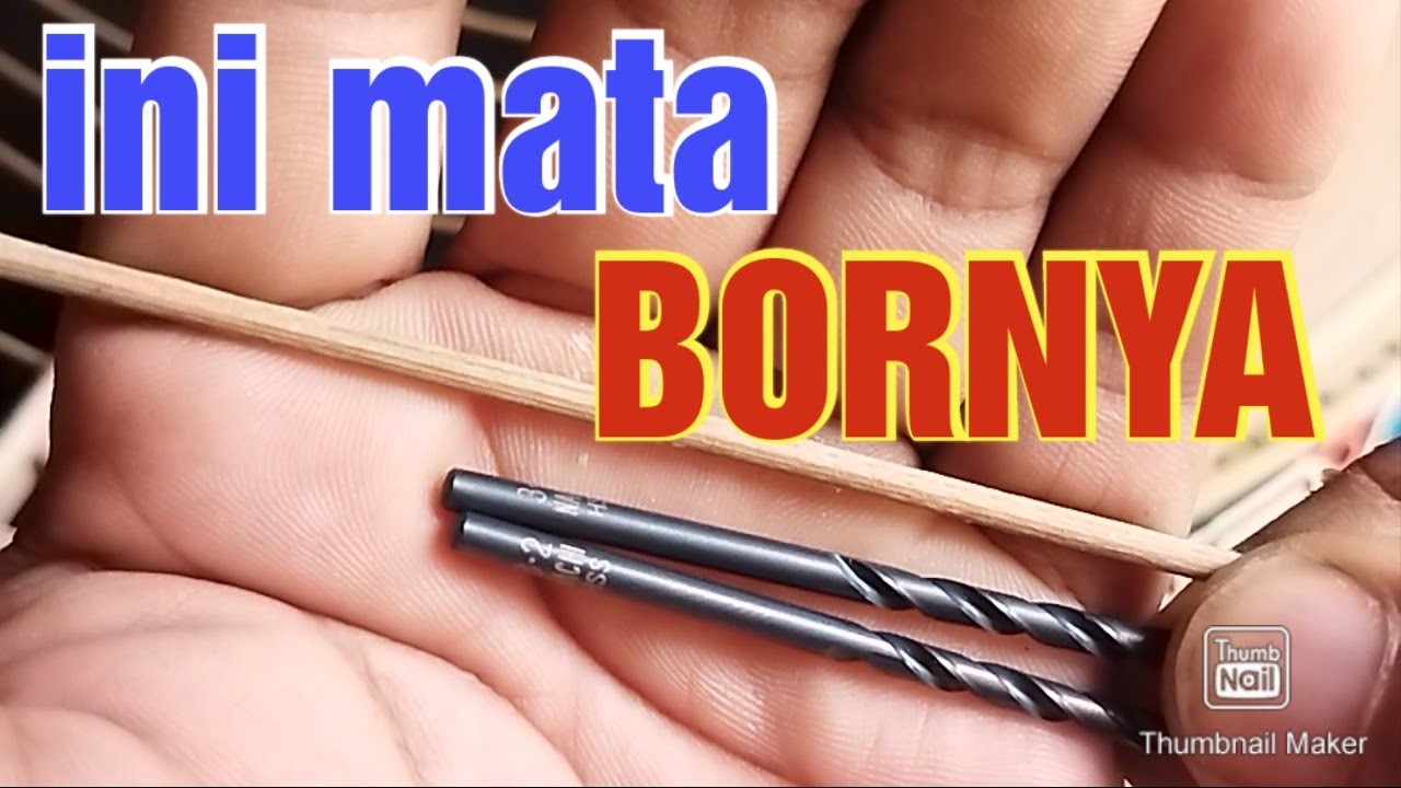 UKURAN MATA BOR UNTUK UKURAN RUJI SANGKAR