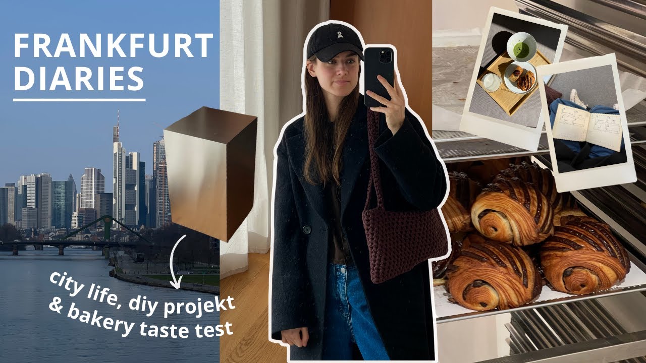 FRANKFURT DIARIES Bakery Taste Test, DIY Projekt & City Life | BUMOKA VLOG