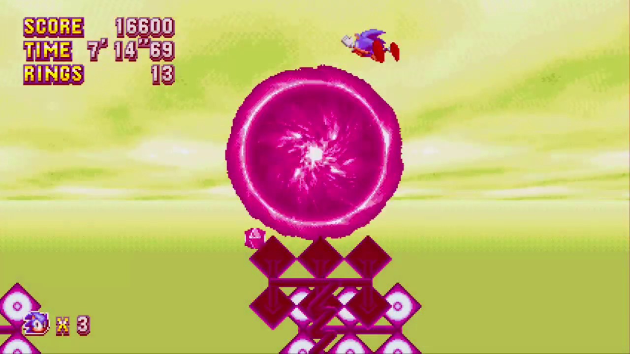 Sonic Mania: Super Sonic + Final Boss (true ending)