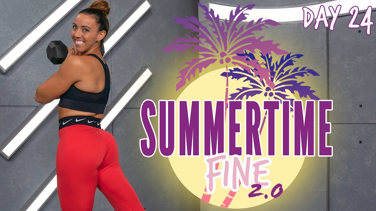 45 Minute Legs and Butt Builder Workout | Summertime Fine 2.0 - Day 24