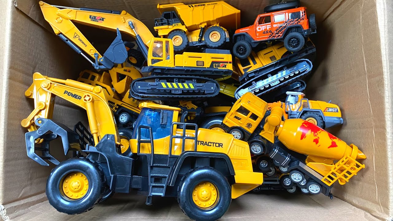 EXCAVATOR LESU ET30H, MEGA RC TRUCKS, RC TRACTORS, RC MACHINES COLLECTION!!KABOLITE K350-200 DIGGER