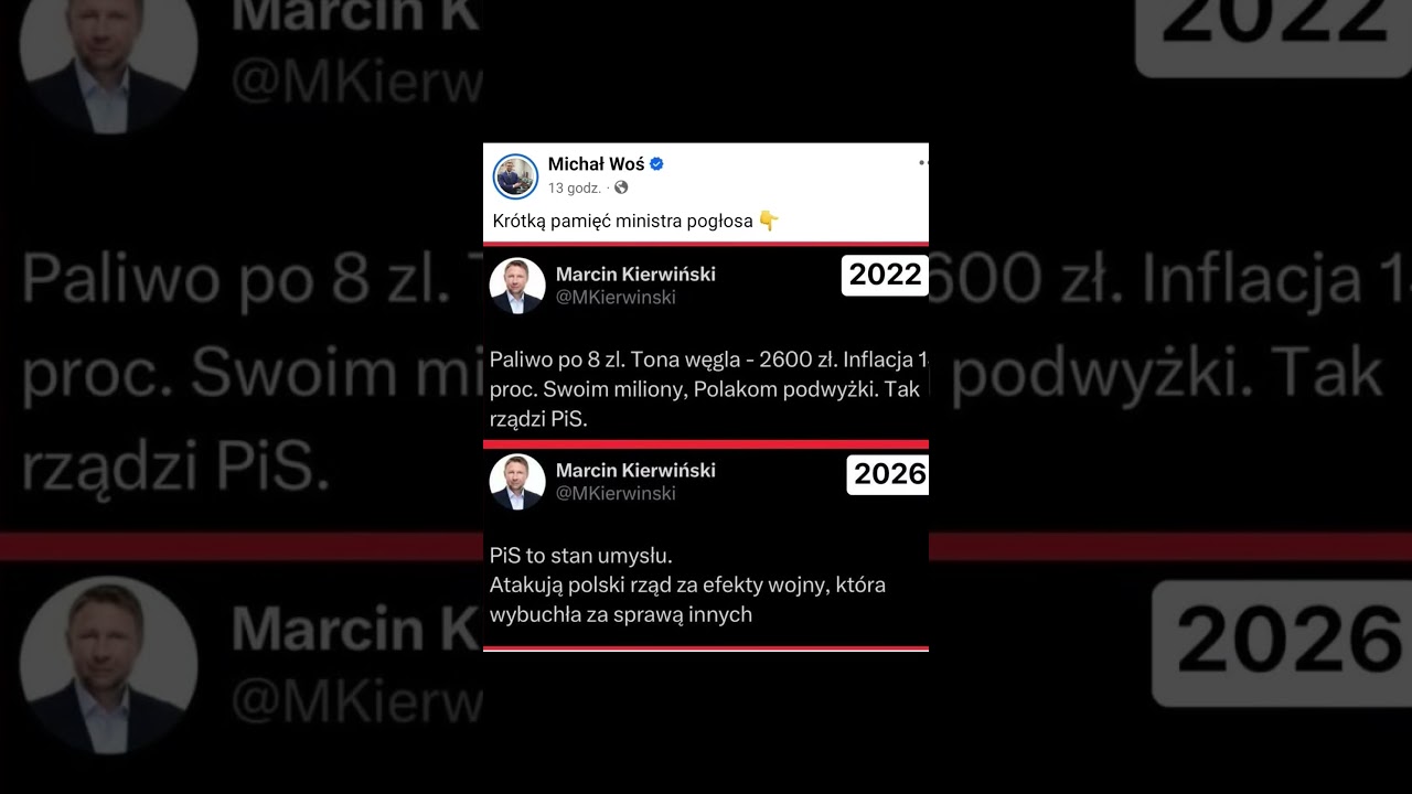 WOŚ I PODSUMOWANIE WPIS&Oacute;W MINISTRA KIERWIŃSKIEGO! 😮 #woś #kierwiński #koalicja #polityka #tusk