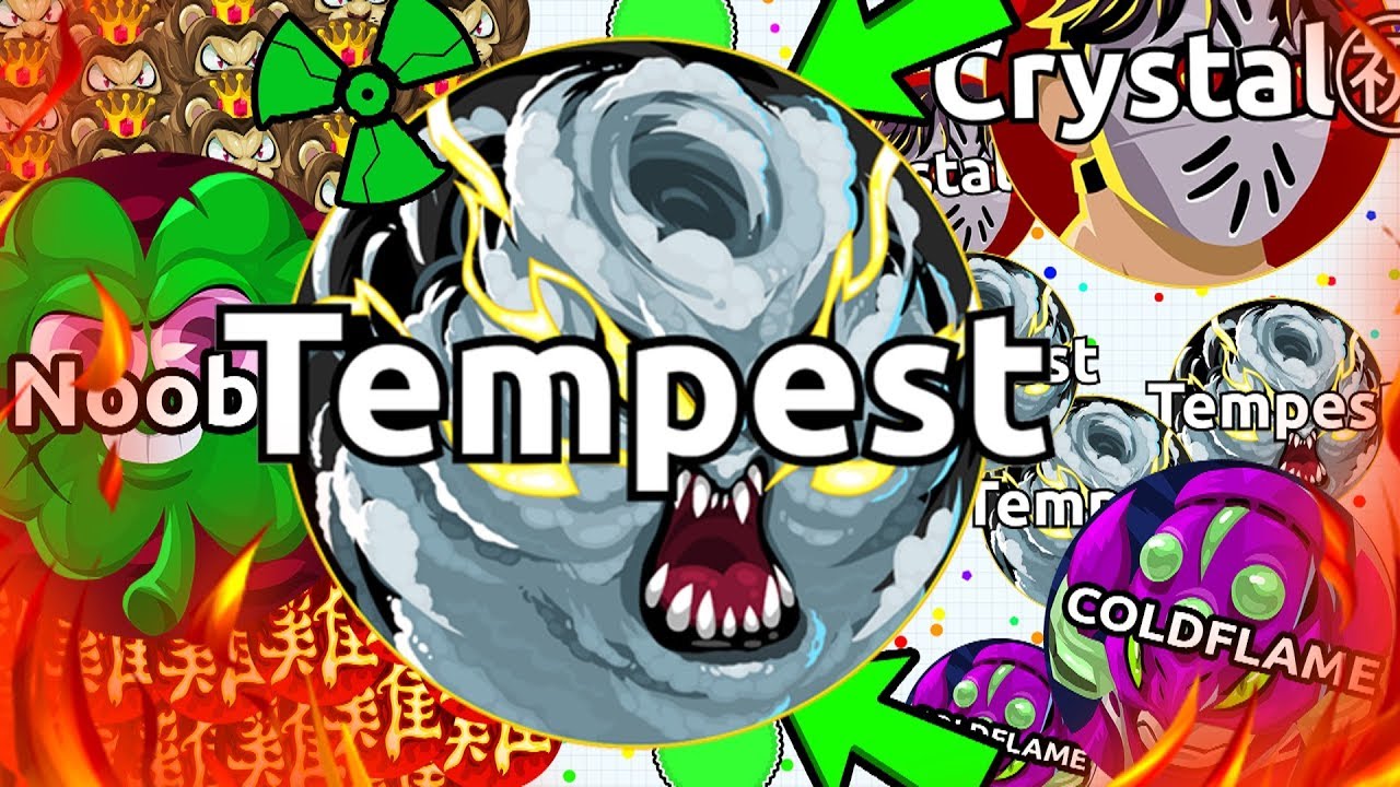 Agar.io - TYT CRYSTAL & TYT TEMPEST DEMOLISH EVERYONE! TYT TAKE OVER AGARIO