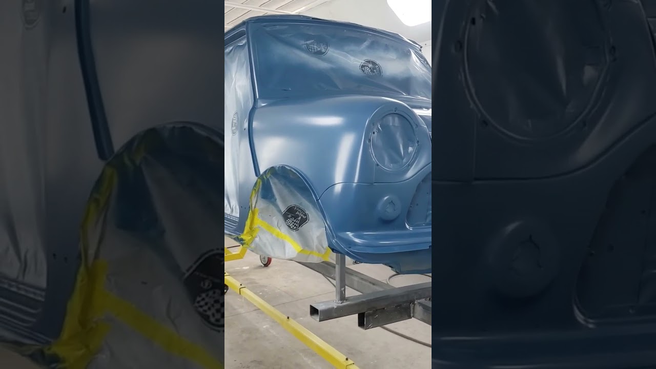 67 Mini Cooper s getting color. 