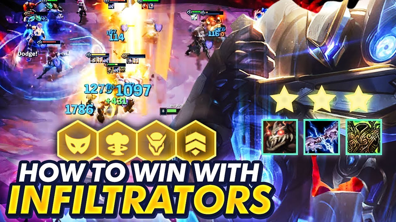 HOW TO EASILY WIN GAMES WITH INFILTRATORS! | TFT | Teamfight Tactics