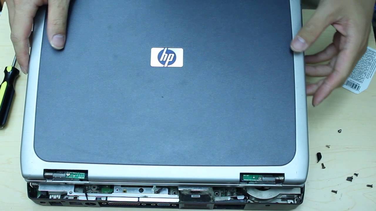 HP Pavilion ZE5400 disassembly remove motherboard/hard drive/ram/heatsink etc