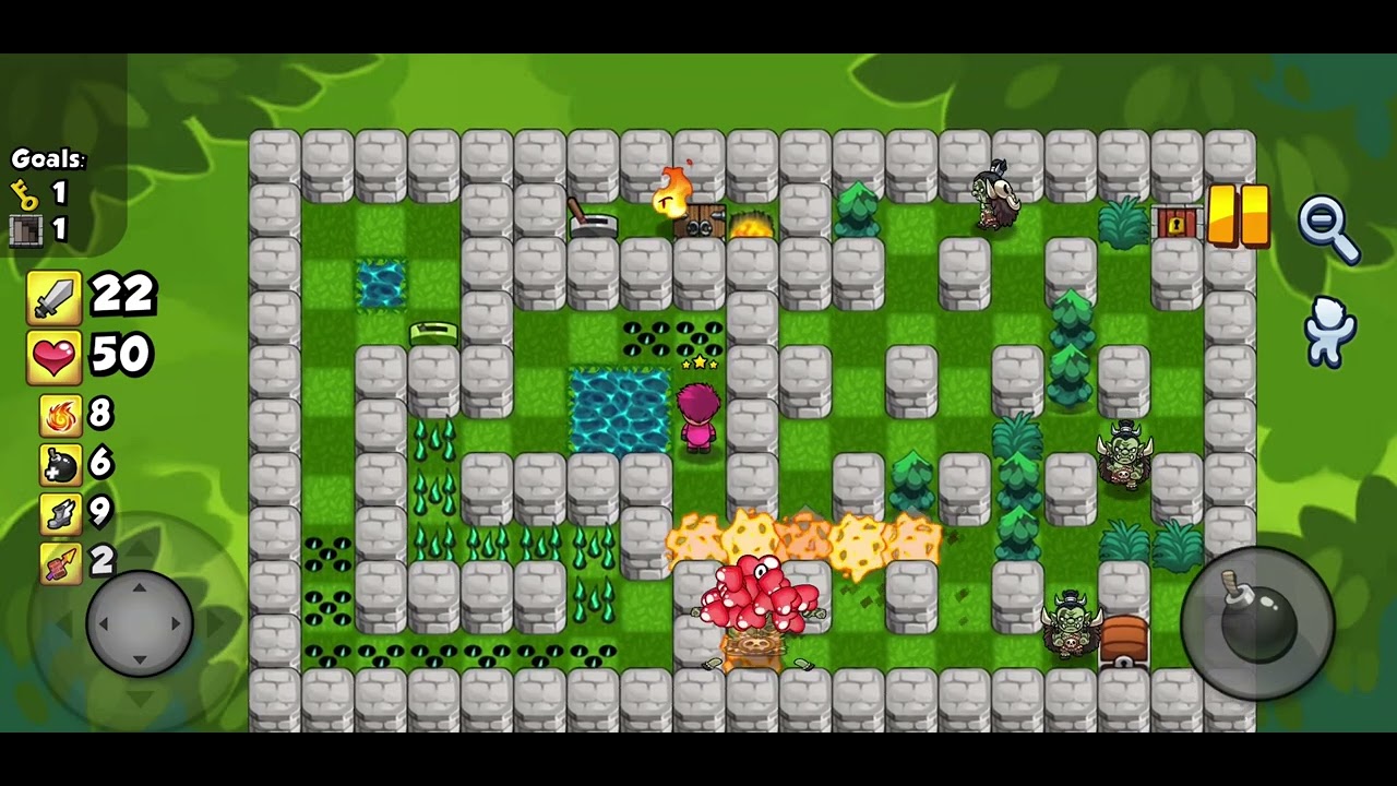Bomber Friends Camping Level 24