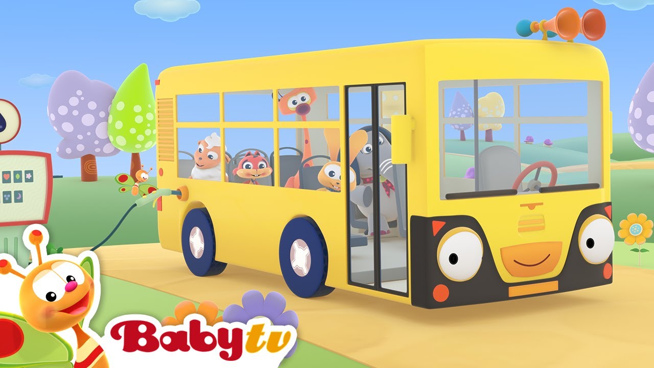 As Rodas do Autocarro 🚌 | Can&ccedil;&otilde;es & Rimas | BabyTV Portugu&ecirc;s