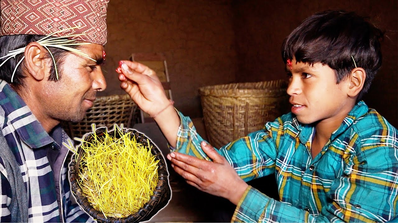 dharme's Dashain festival was like this || Rural Nepal & Festival ||